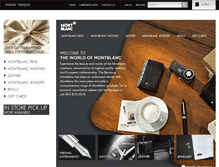 Tablet Screenshot of montblanc-boutique-montreal.com